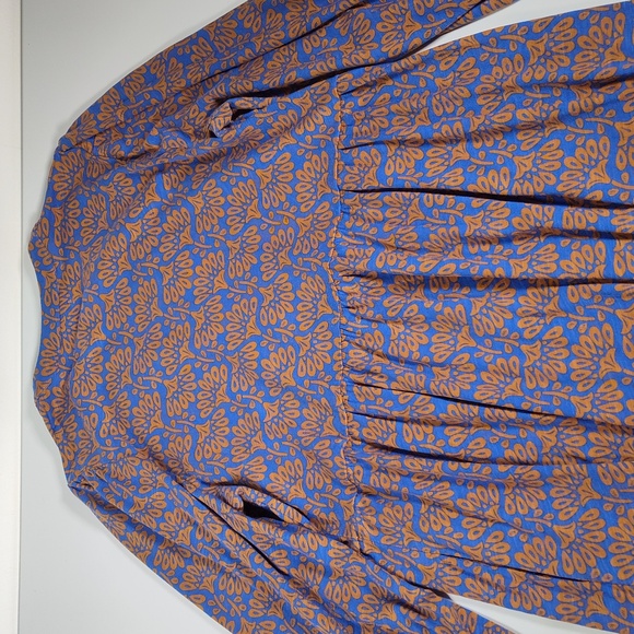 Boden Naomi Relaxed Jersey Dress Gingerbread, Dandelion Sprig 14 - Picture 10 of 13